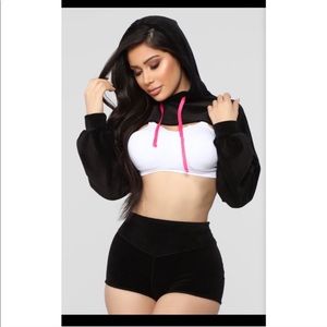 Show it off lounge set hoodie Fashion Nova